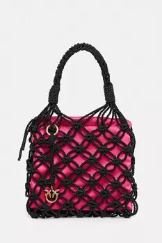 Хлопковая футболка Pinko, зеленый