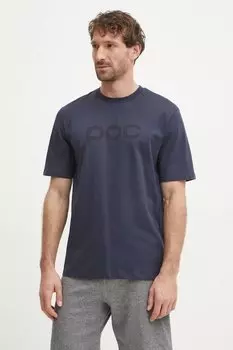 Хлопковая футболка Poc, темно-синий