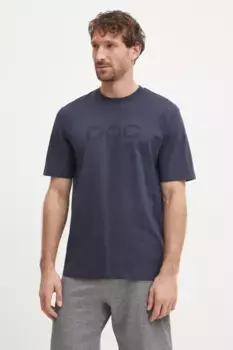 Хлопковая футболка POC, темно-синий