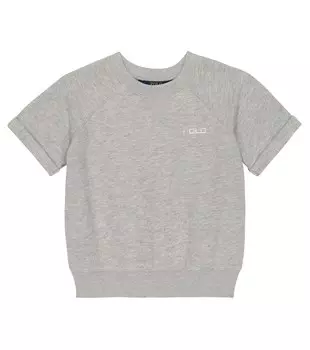 Хлопковая футболка Polo Ralph Lauren, серый