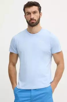 Хлопковая футболка Polo Ralph Lauren, синий