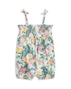 Хлопковая футболка-поло с цветочным принтом для девочек - для малышей Ralph Lauren, мультиколор