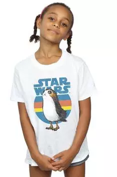 Хлопковая футболка «Последний джедай-порг» Star Wars, белый