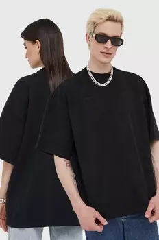 Хлопковая футболка Preach, черный