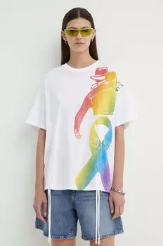 Хлопковая футболка Pride Levi's, белый