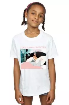 Хлопковая футболка Princess Just Five Minutes Disney, белый