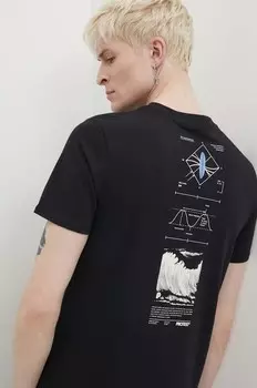 Хлопковая футболка Prtpenalt Protest, черный