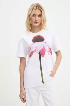 Хлопковая футболка PS Paul Smith, белый