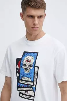 Хлопковая футболка Puma, белый