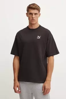 Хлопковая футболка Puma BETTER CLASSICS, черный