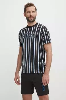 Хлопковая футболка Puma, черный