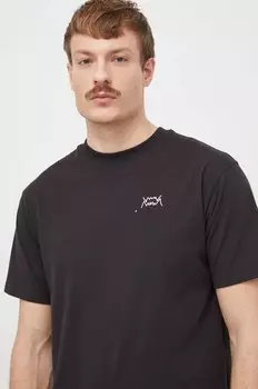 Хлопковая футболка Puma, черный