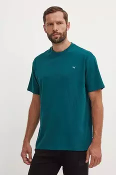 Хлопковая футболка Puma MMQ, бирюзовый