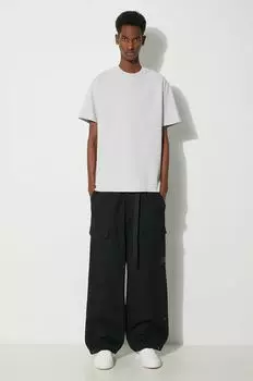 Хлопковая футболка Puma, серый