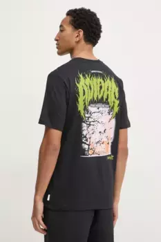 Хлопковая футболка Q12 TS DEATH adidas Originals, черный