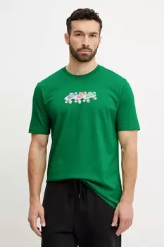 Хлопковая футболка Q12 TS Roller Adidas Originals, зеленый