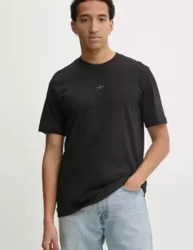 Хлопковая футболка Q12 TS с приподнятым верхом adidas Originals, черный