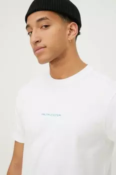 Хлопковая футболка Quiksilver, белый
