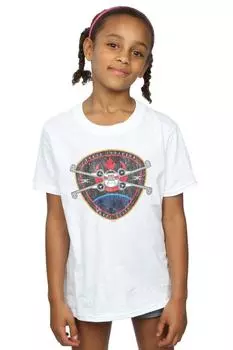 Хлопковая футболка Rebel Elite Badge Star Wars, белый