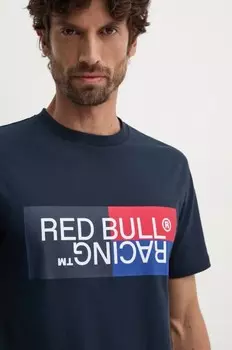 Хлопковая футболка Red Bull Racing x Pepe Jeans, темно-синий