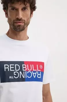 Хлопковая футболка Red Bull Racing x Pepe Jeans, белый
