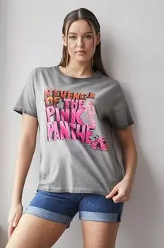 Хлопковая футболка Revenge of the Pink Panther Medicine, серый