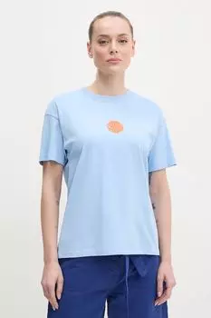 Хлопковая футболка Rip Curl, синий