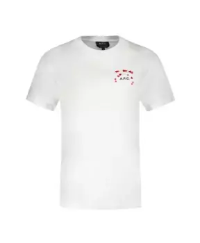 Хлопковая футболка S amo A.P.C., белый