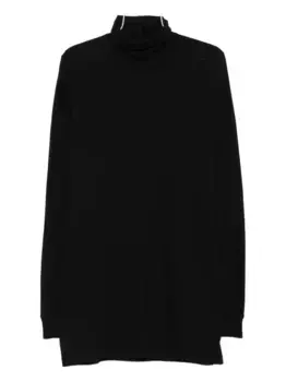 Хлопковая футболка с длинным рукавом Rick Owens, черный