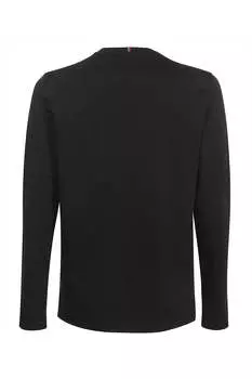 Хлопковая футболка с длинными рукавами Les Deux, черный