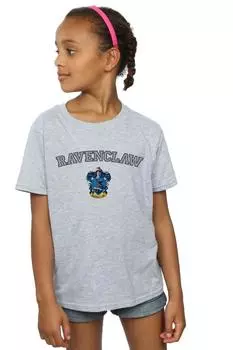Хлопковая футболка с гербом Равенкло Harry Potter, серый