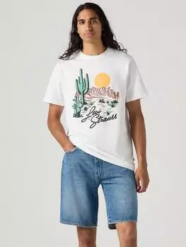 Хлопковая футболка с графическим рисунком heritage обычного кроя Levi's, цвет Graphic