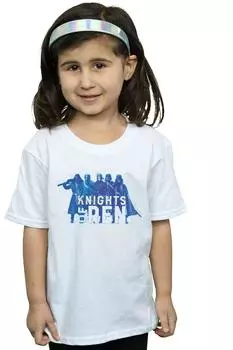 Хлопковая футболка с изображением «Звездных войн: Скайуокер. Восхождение» и «Рыцари Рена» Star Wars, белый