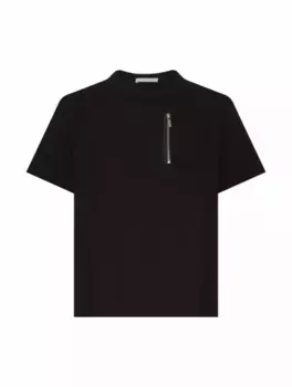 Хлопковая футболка с карманом Helmut Lang, черный