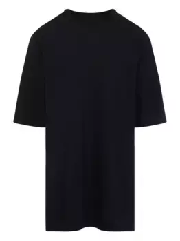 Хлопковая футболка с коротким рукавом Rick Owens, черный