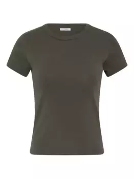 Хлопковая футболка с коротким рукавом St. Agni, зеленый