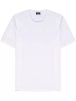 Хлопковая футболка с короткими рукавами Barba, белый