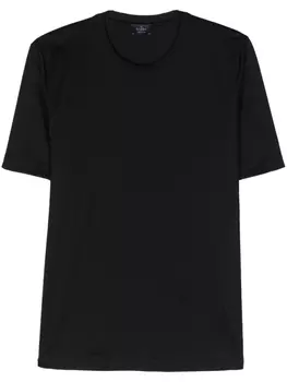 Хлопковая футболка с короткими рукавами Barba, черный