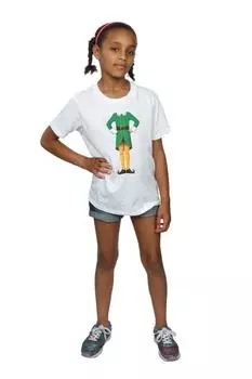 Хлопковая футболка с костюмом приятеля Elf, белый