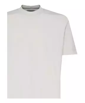 Хлопковая футболка с круглым вырезом Giuliano Galiano, бежевый