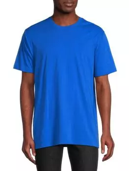 Хлопковая футболка с круглым вырезом Polo Ralph Lauren, цвет Royal