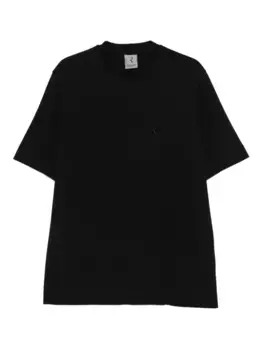 Хлопковая футболка с круглым вырезом Rhun, черный