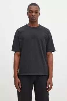 Хлопковая футболка с логотипом 20/1 Jersey Boxy C.P. Company, темно-синий