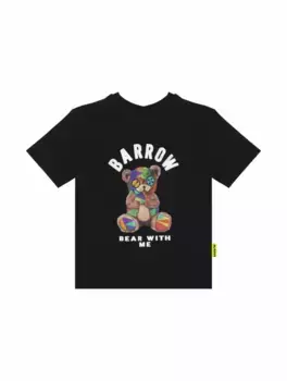 Хлопковая футболка с логотипом Barrow, черный