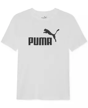 Хлопковая футболка с логотипом Big Boys No 1 Puma, черный