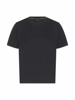 Хлопковая футболка с логотипом Brioni, тёмно-синий