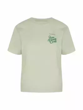 Хлопковая футболка с логотипом Closed, зелёный