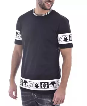 Хлопковая футболка с логотипом Dolce & Gabbana, серый