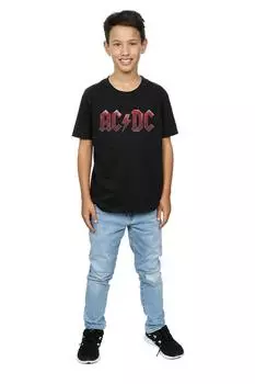 Хлопковая футболка с логотипом Ice AC/DC, черный