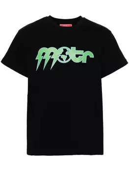 Хлопковая футболка с логотипом MEMBERS OF THE RAGE, черный